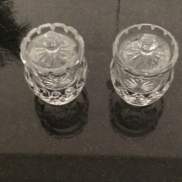 Crystal Cut Glass Dishes - Picture 1 of 2
